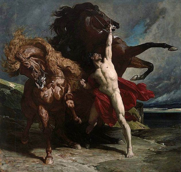 Henri Regnault Automedon with the Horses of Achilles